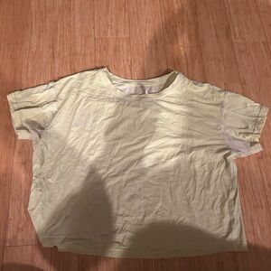 Lululemon Athletica Neon Yellow Tee